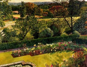 Stanley Spencer : Landscape, Cookham Dene